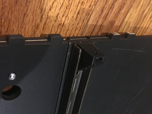 Repeat this step for the other end of the support beam.