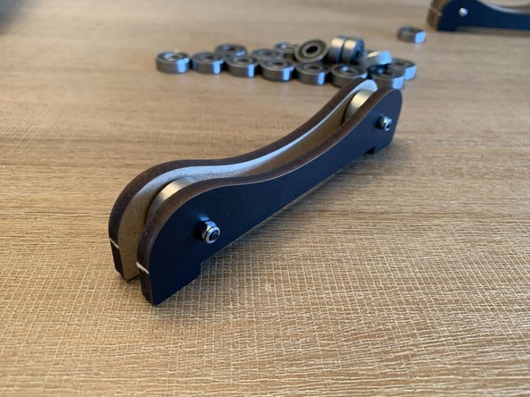 Do this twice for the rollers that go on each end of the box.