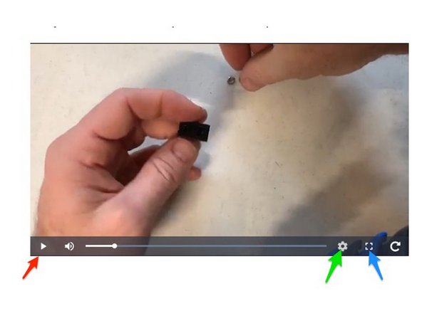 The majority of this guide has been broken into a series of short video clips to provide as much clarity to the assembly process as possible. When using the video player take note of the following: