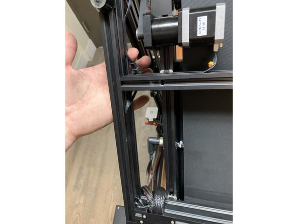 When done correctly the bottom of the CR30 should be free of wiring to allow for the fasteners that hold the mounts.