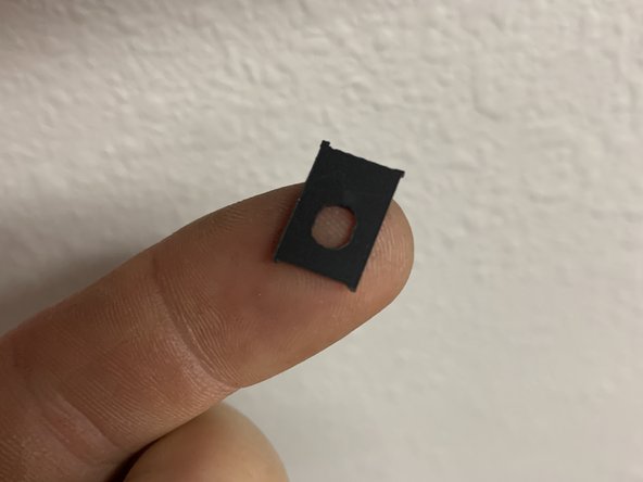 This is a photo of the Rectangular Washer from the updated part 7 punch out sheet. It is provided here for better context from the previous step as the video has yet to be updated with this new part.