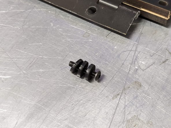 Note orientation of hinge