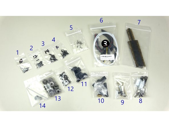 STANDARD KIT HARDWARE BAGS (2nd Pic)