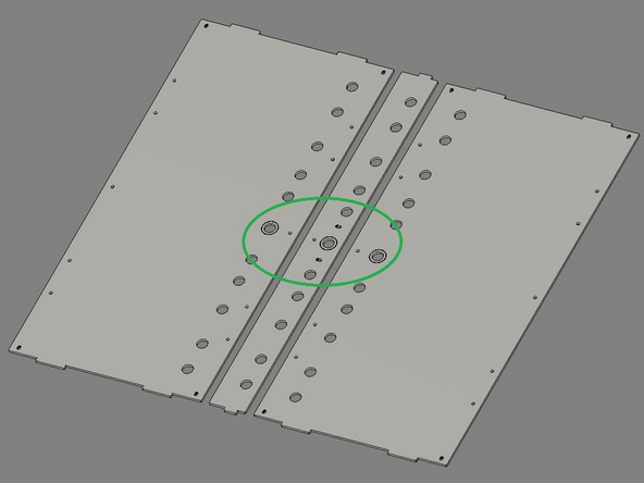 Please find a flat/rigid surface to install the hole plugs.  