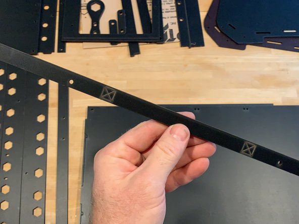 Some of the larger pieces may have &quot;Xs&quot; marked on them to indicate these are waste pieces used for assistance in packaging. If you see the &quot;X&quot; that means its not used in your box build and may be discarded.