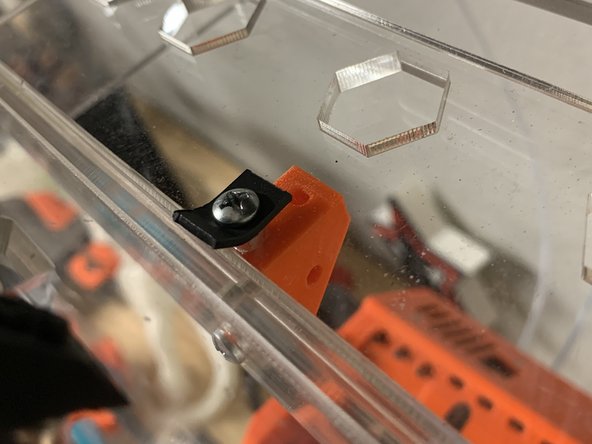 The screw you have in your kit may look different depending on what version of the RepBox you have received.