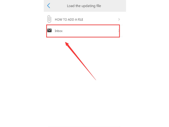 If your Inbox appears empty, you will need to import the updated file into the inbox now.