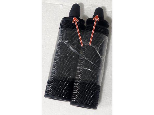 DO NOT discard the rubber caps from the foot pegs.