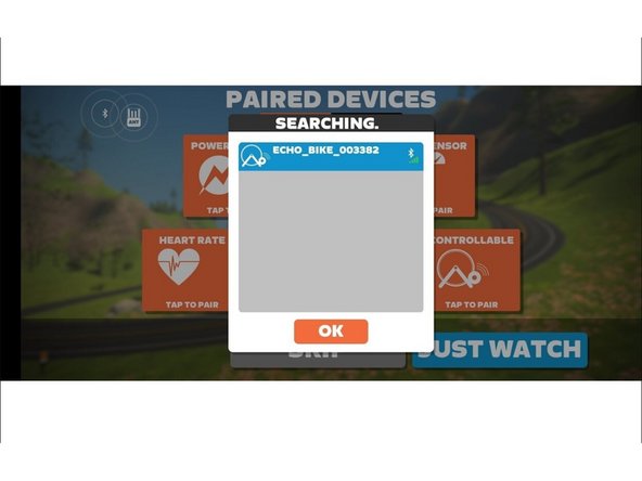 Navigate the menus in the app to find the Bluetooth settings