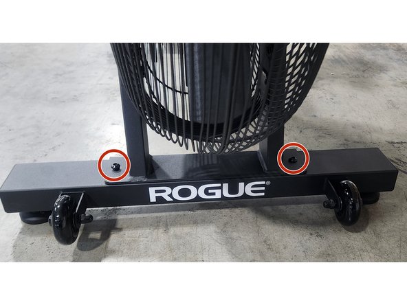 Remove the front stabilizer using a 6mm hex-key.