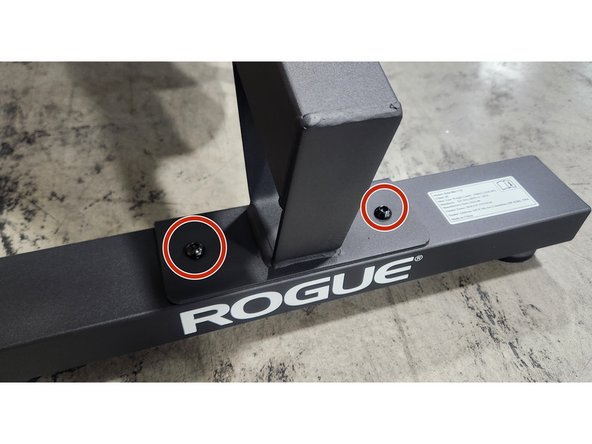 Remove the rear stabilizer using a 6mm hex-key.