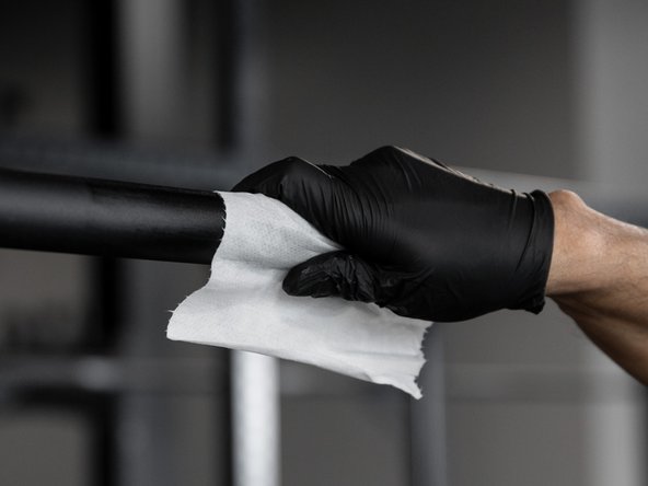 Clean the shaft with a solution of mild soap or detergent using a cloth or paper towel.