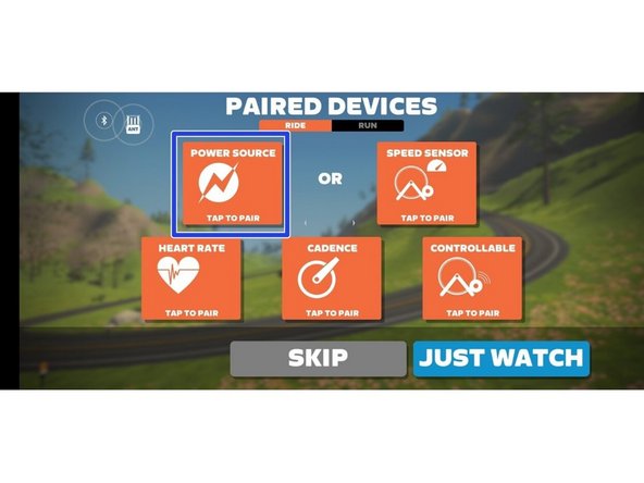 Open the application on your device