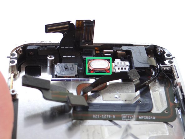 Picture 1: Replace earpiece speaker from COMPARTMENT C.