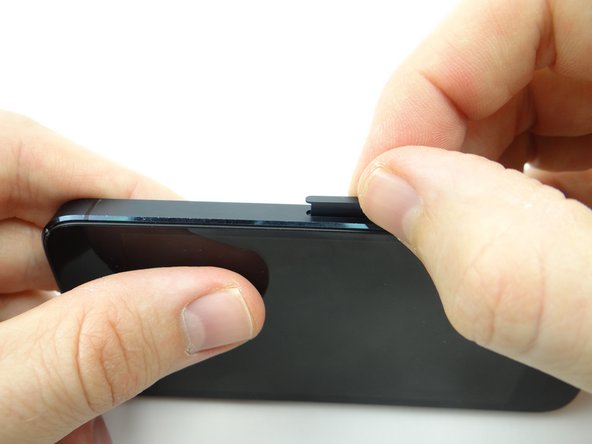 Replace SIM card tray and SIM card from COMPARTMENT A.