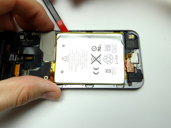 Hold the heat gun three inches from the battery to avoid overheating.