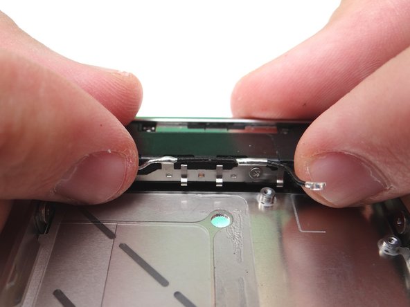 Use your fingers to lift loudspeaker assembly away from mid-frame and place it in COMPARTMENT D.