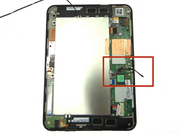 Picture 1: Shows the speaker cable.