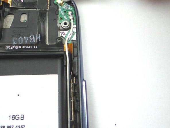 Replace wifi antenna from COMPARTMENT D and route the cable along the right side of the phone.