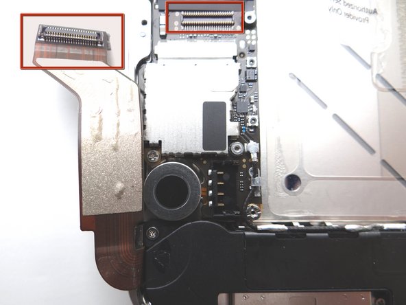 Fold the charging port assembly cable back into position and reconnect it to its socket on the logic board.