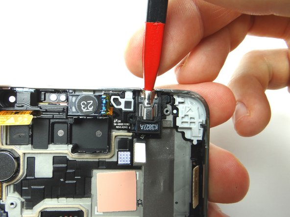 The earpiece speaker and headset jack are one assembly, shown in Picture 3: