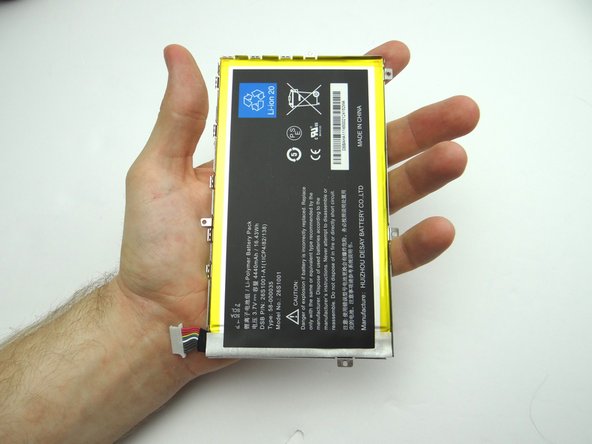 Place battery in ZONE V.