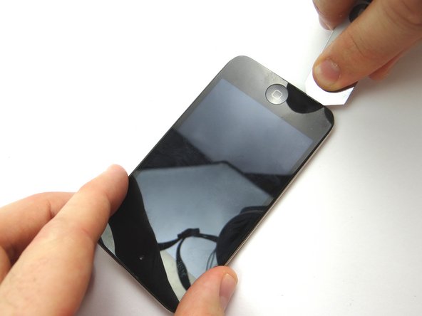 Picture 1: Continue working along the bottom edge with just the tip of the iSesamo as shown.