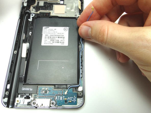 Unthread the antenna from the front panel.