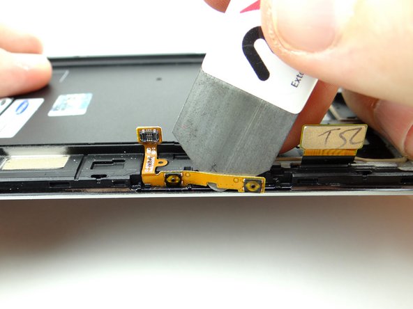 Read through this entire step before performing it if you intend to reuse the volume rocker cable: