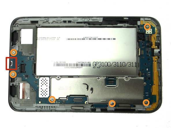 Picture 1: Remove six 3.4 mm #00 Phillips screws.  Place in SLOT 1.