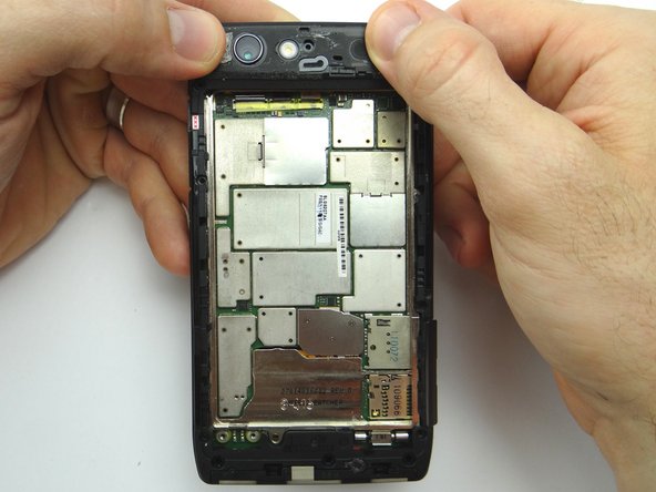 Secure the clips: Snap the top of the mid-frame into place and work your way down.