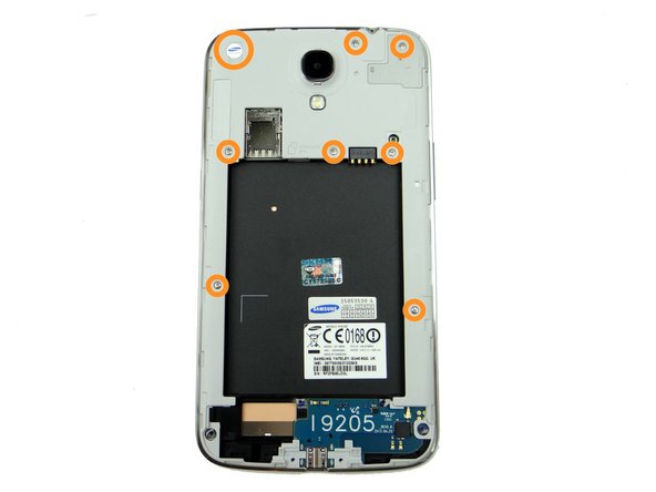 Picture 1: Remove eight 3.4 mm #00 Phillips screws.  Place in SLOT 1.