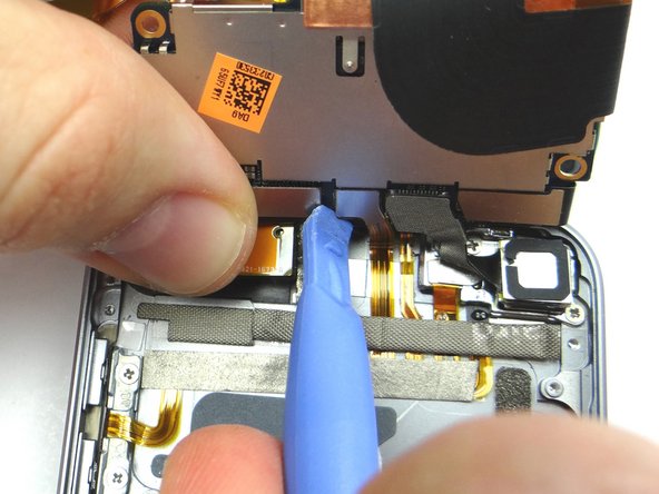 Disconnect buttons cable.