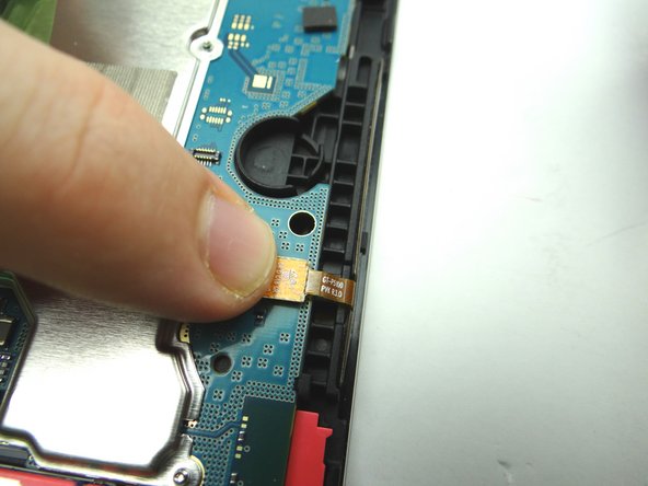 Connect cable to logic board.