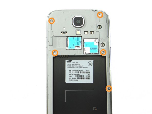 Picture 1: Remove five 4.0 mm Phillips screws.  Place in SLOT 1.