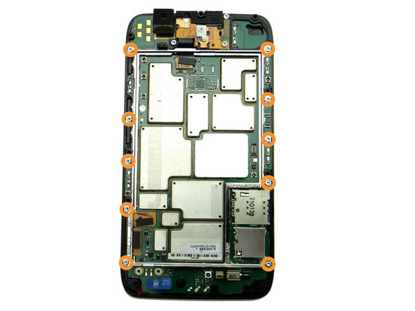 Replace ten silver 4.2mm T5 Torx screws holding down metal chassis from SLOT 3.