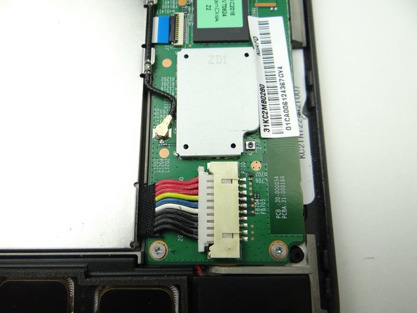 Picture 2: The connector should look like this (cannot see gold contacts) if seated properly.