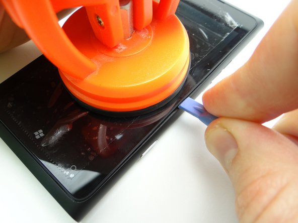 Go back two steps to open the device OR use the iSesamo (shown in the next step) if the screen still won't budge.