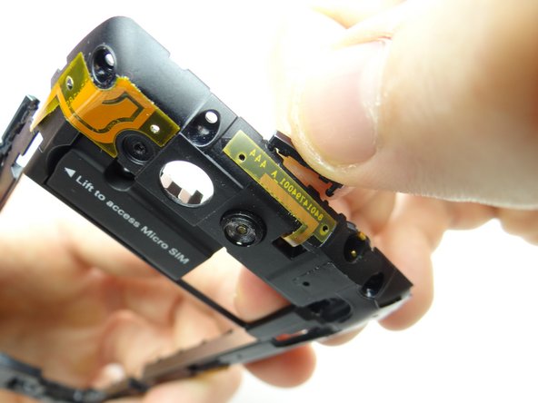 Replace power button from COMPARTMENT B: