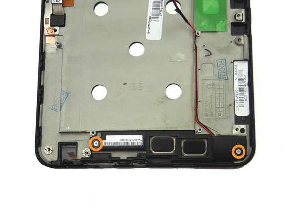 Replace two 3.1 mm #00 Phillips screws from SLOT 7.