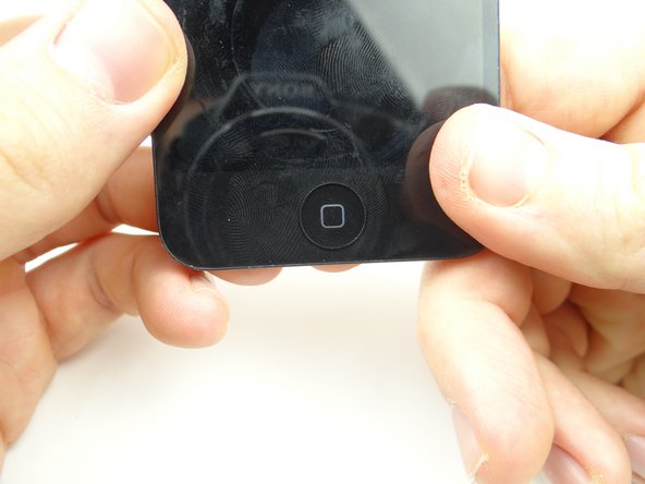 Picture 3: Push button firmly into place.