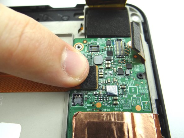 Connect camera connection cable.