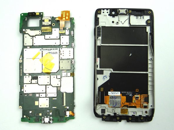 Separate the logic board from the display assembly.