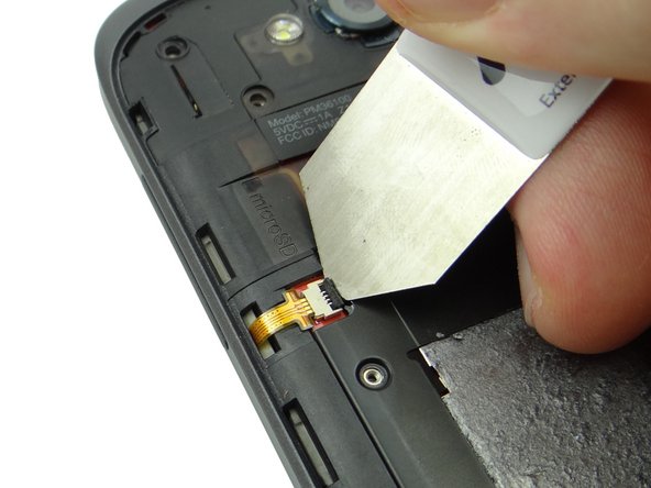 The bar on the ZIF connector is small and fragile.  Take care when performing this step: