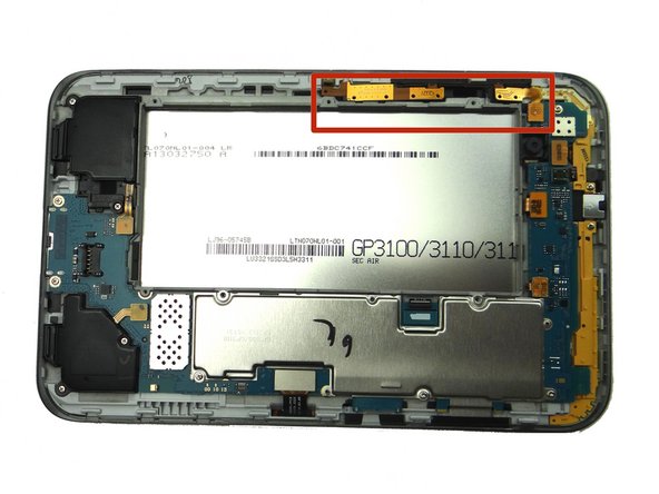 Pictures 1 &amp; 2: Disconnect power / volume / infrared sensor cable.