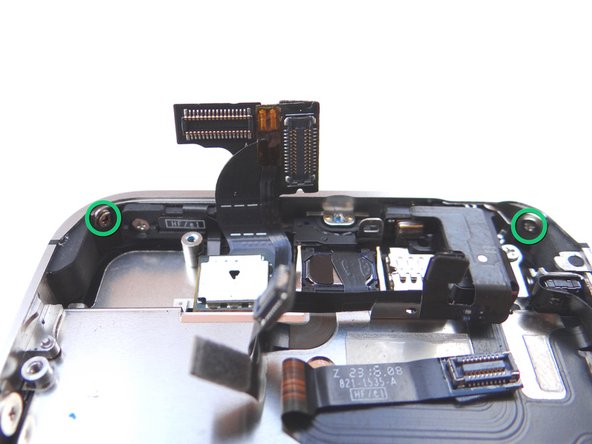 Picture 3: Remove the 1.5 mm Phillips screw in the upper right-hand corner and place it in COMPARTMENT F as well.