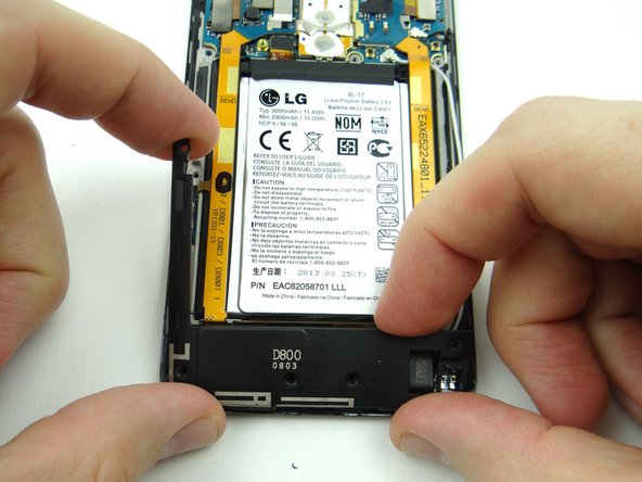 Lift the loudspeaker &amp; antenna housing away from the phone.