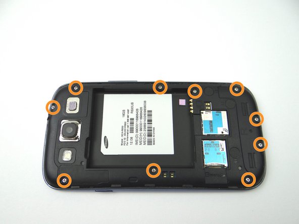 Picture 2: Replace ten 4.0 mm Phillips screws from SLOT 1.