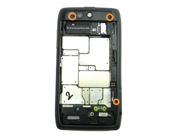 Picture 1: Remove three 4.2 mm black T5 Torx screws.  Place in SLOT 2.