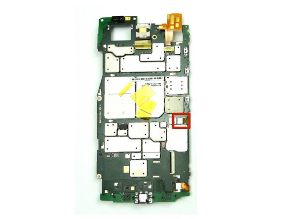 Picture 2: Seat antenna cable with your finger.